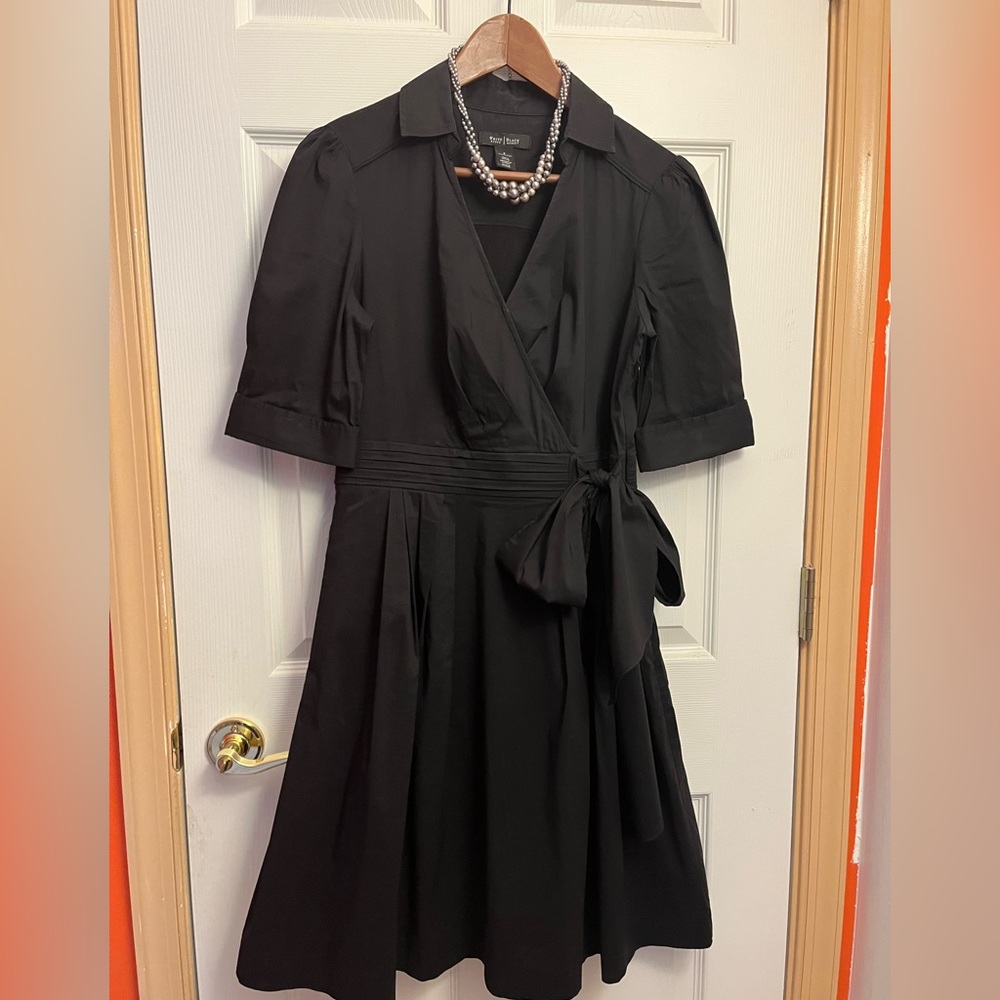 WHBM Beautiful and Elegant BLACK DRESS perfect for the season.